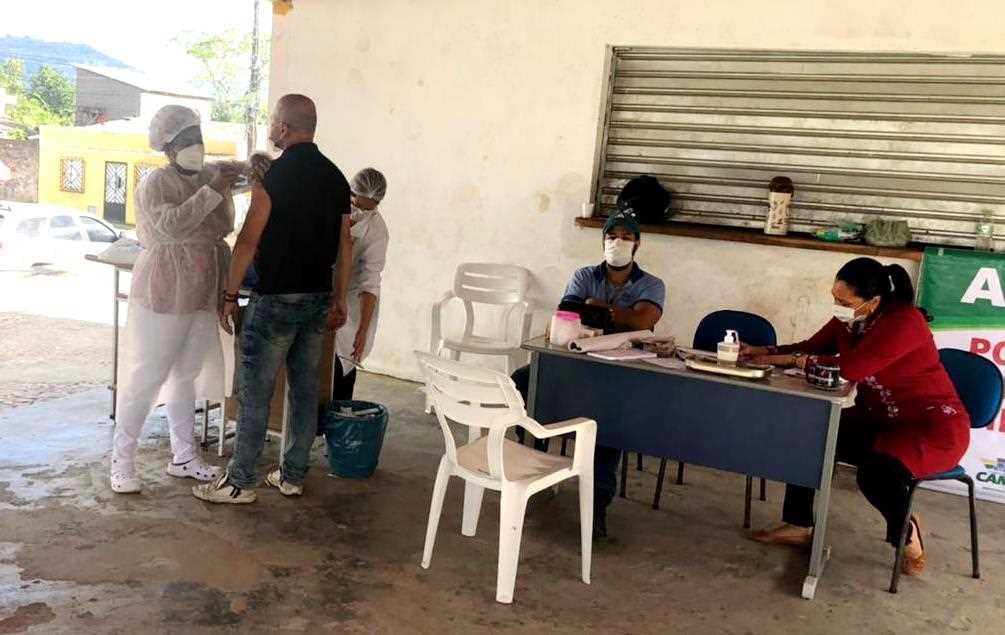 Camacã: Secretaria de Saúde avança no combate ao COVID-19 e inicia a vacinação na faixa etária dos 50 anos

